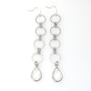 Eclipse Collection Circle Earring with Crystals
