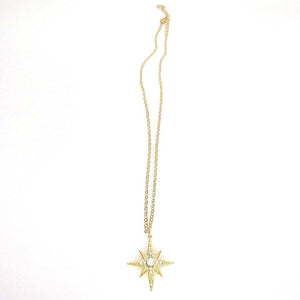 Celestial Collection Large Star Pendant Necklace