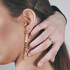 Vermeil/Gold-filled "Eternity Circle" Waterfall Studs