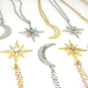 Celestial Collection Large Moon Pendant Necklace