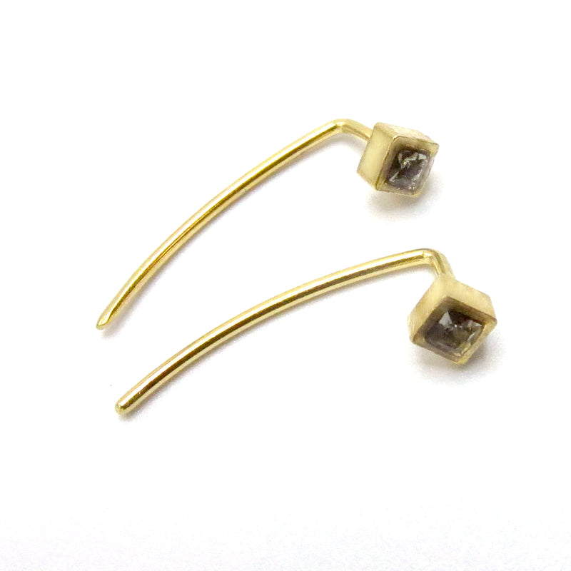 Sterling Silver Janie Ear Wire With Swarovski Crystal