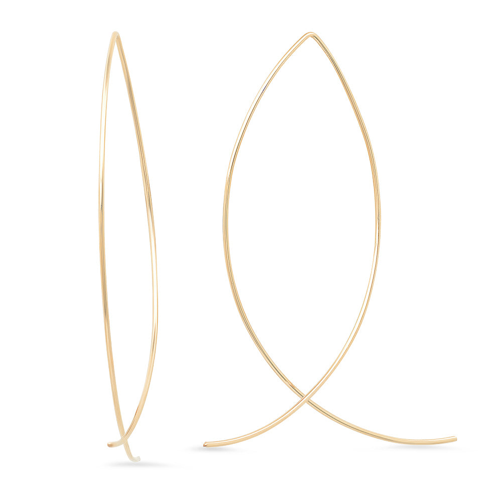 Large Sterling Silver and Gold-Filled Nikki Ear Wires