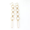 Eclipse Collection Circle Earring with Bars