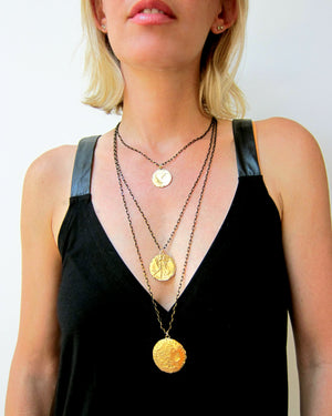 "Heritage" Coin Triple necklace