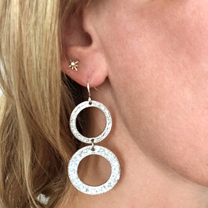 Eternity Circle Double Earrings