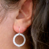 Eternity Circle Small Earrings