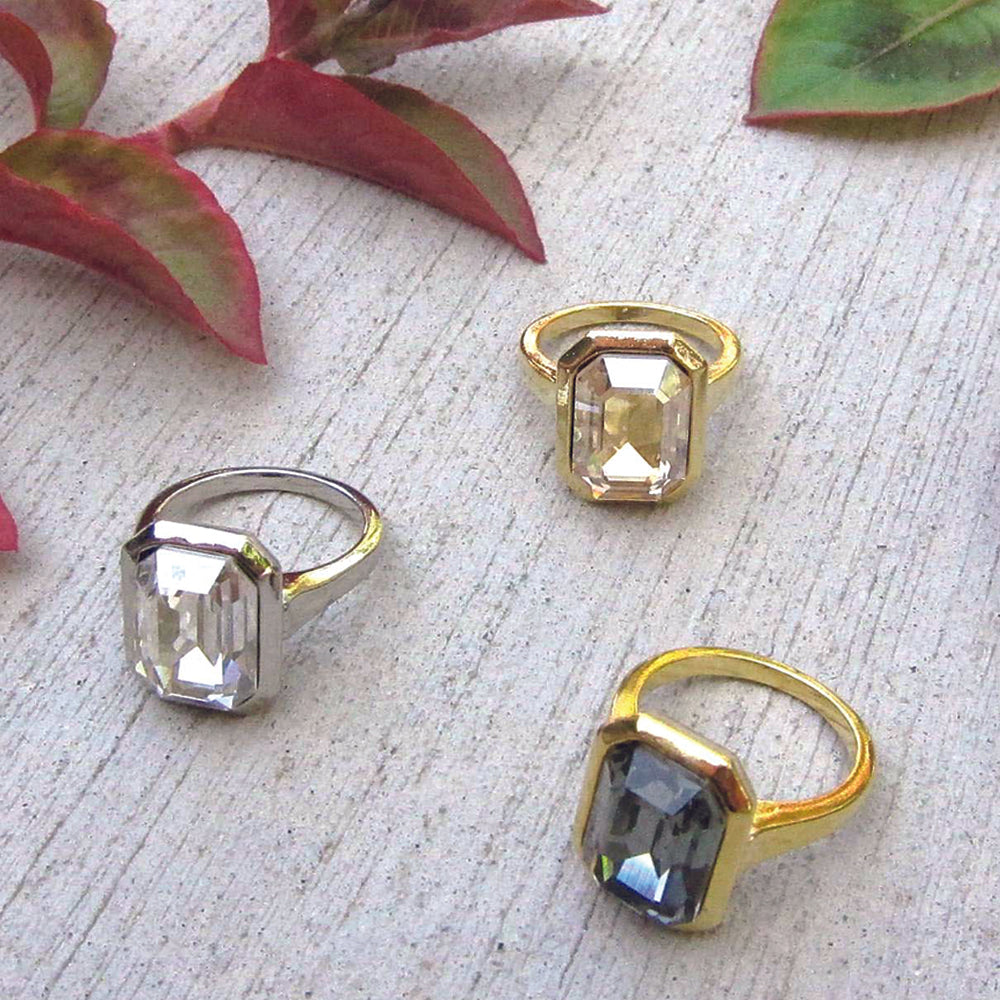 Swarovski Florere Crystal Double Ring | Bloomingdale's