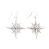 Combo Set:  Large Star Pendant with Swarovski, Large Star earrings with Swarovski
