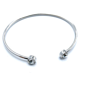 "Bella" Round Swarovski Wire Bracelet