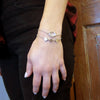 "Nina" Slider Bracelet with Triple Diamonds