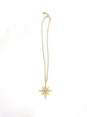 Celestial Collection Large Star Pendant Necklace